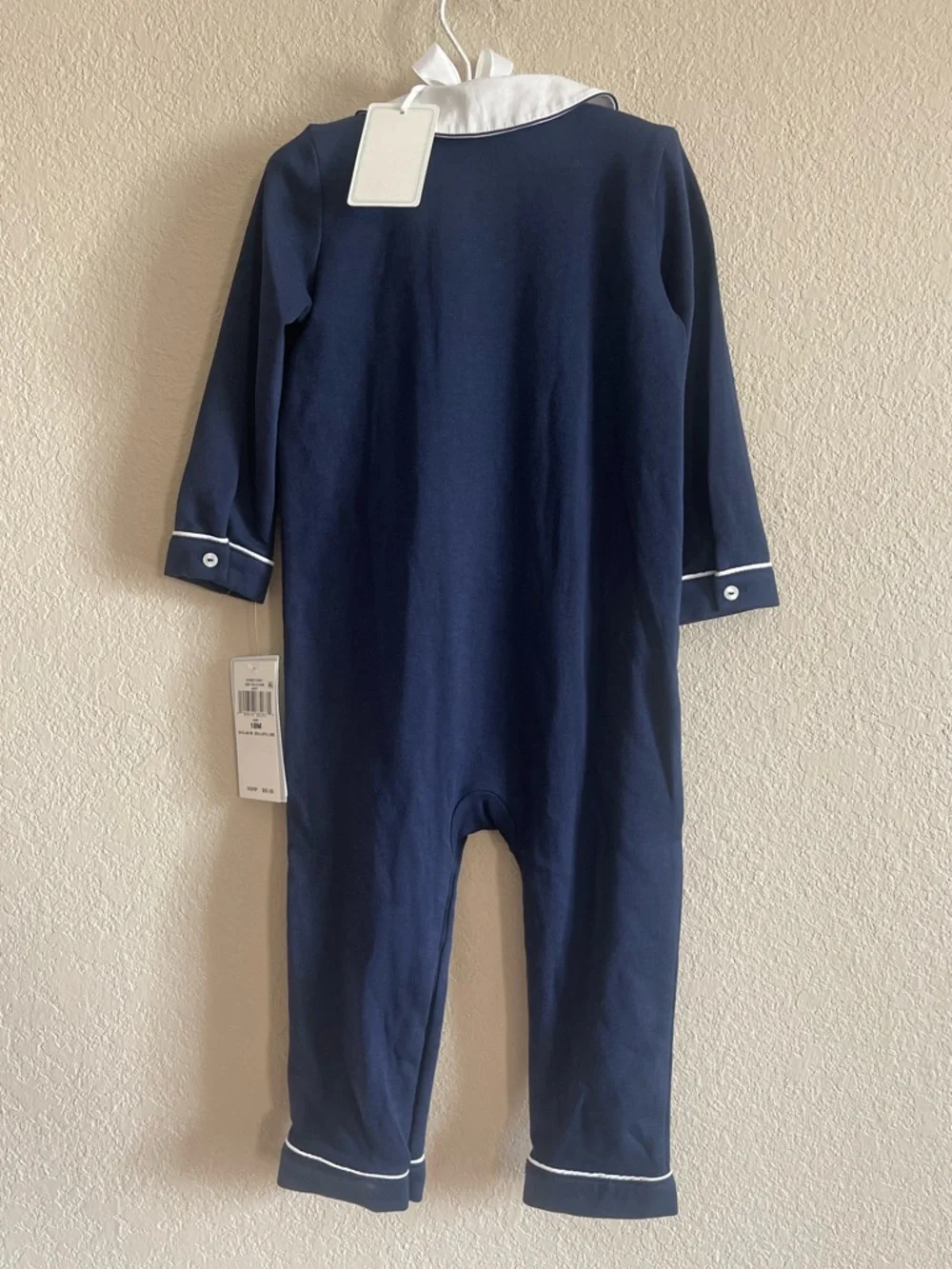 Baby Ralph Lauren Boy's Double Breasted Embroidered Coverall 18M